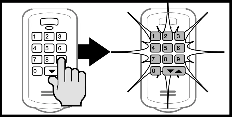 GENIE GK R Wireless Keypad - Fig 4
