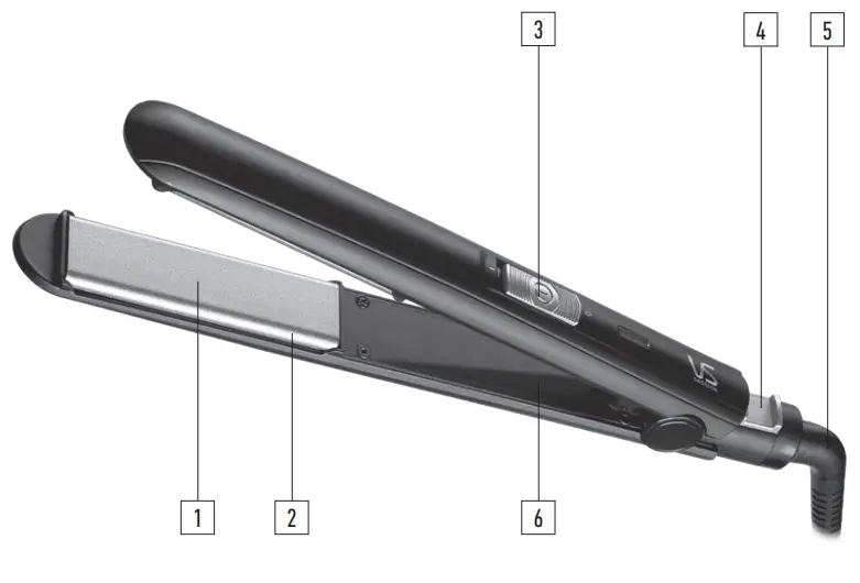 VSS247SA Radiance Shine Straightener - SHINE STRAIGHTENER