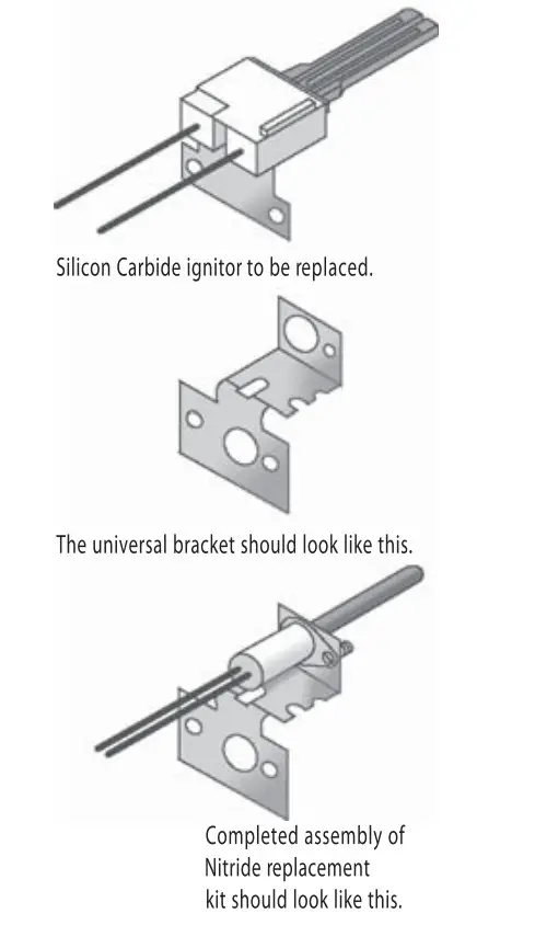 WHITE-RODGERS 21D64-2 HotRod Hot Surface Igniter Nitride Upgrade Kit - Figure 12