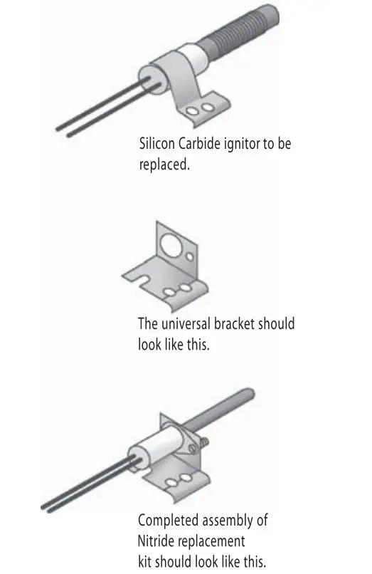 WHITE-RODGERS 21D64-2 HotRod Hot Surface Igniter Nitride Upgrade Kit - Figure 14