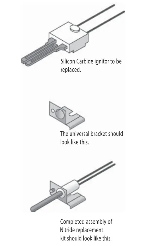 WHITE-RODGERS 21D64-2 HotRod Hot Surface Igniter Nitride Upgrade Kit - Figure 9