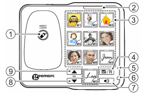 geemarc Amplidect 959 Photo Cordless Telephone 01