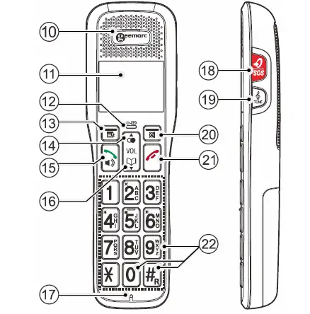 geemarc Amplidect 959 Photo Cordless Telephone 02