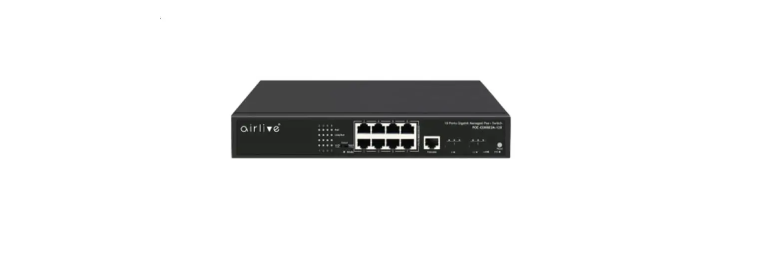 Airlive Igm-642bt-1.25g L2+ Industrial Ring Managedgigabit Poe++ Switch 6-port Poe++ Gigabit Including 2*1.25g Sfp User Guide