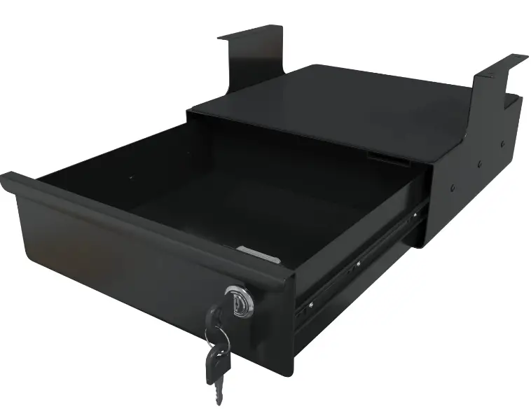 vivo -DESK-AC03B -Black -Pull-Out -18Inch-Under-Desk-Drawer-product