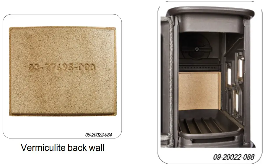 DOVER SAGA107 Wood Stove - Figure 11