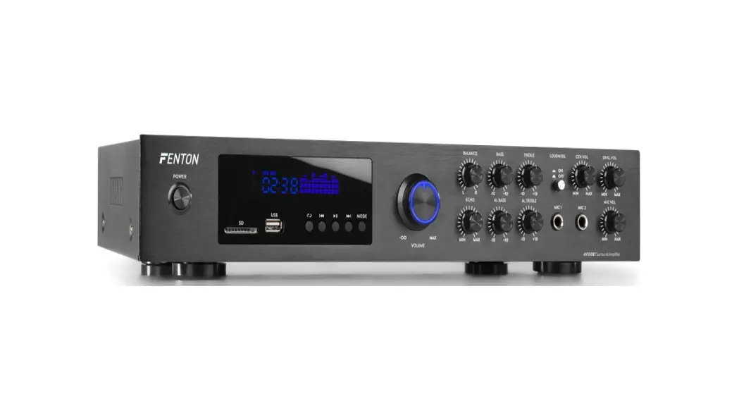 Fenton 103.230 Av550bt 5ch Surround Amplifier Instruction Manual Fenton 103.230 Av550bt 5ch Surround Amplifier Instruction Manual