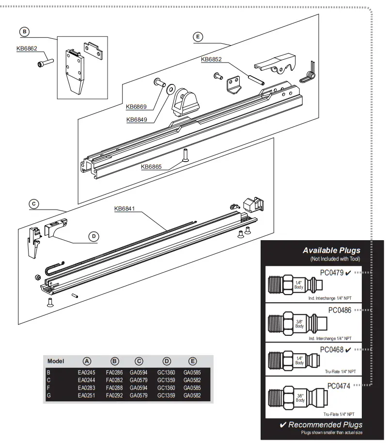 SENCO SFT10XP DL Double Length Fine Wire Stapler - fig1