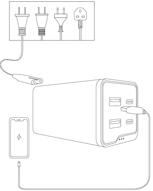 KOVOL Sprint 65W PD 4-Port GaN Desktop Charge-2