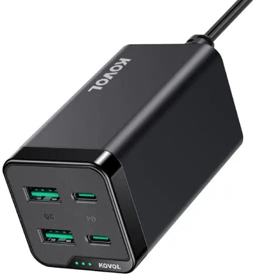 KOVOL Sprint 65W PD 4-Port GaN Desktop Charge
