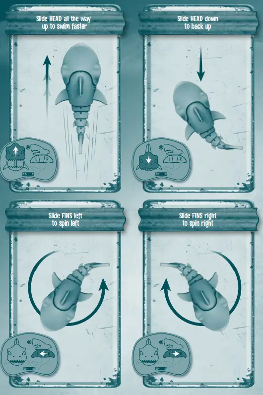 MEGA CHOMP R C Shark 1.5V AA LR06 fig 1