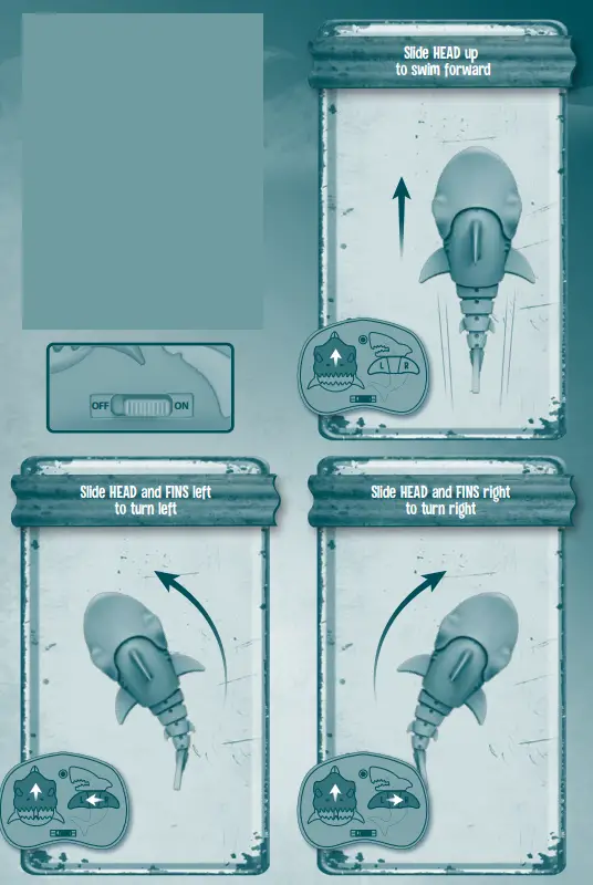 MEGA CHOMP R C Shark 1.5V AA LR06 fig 2