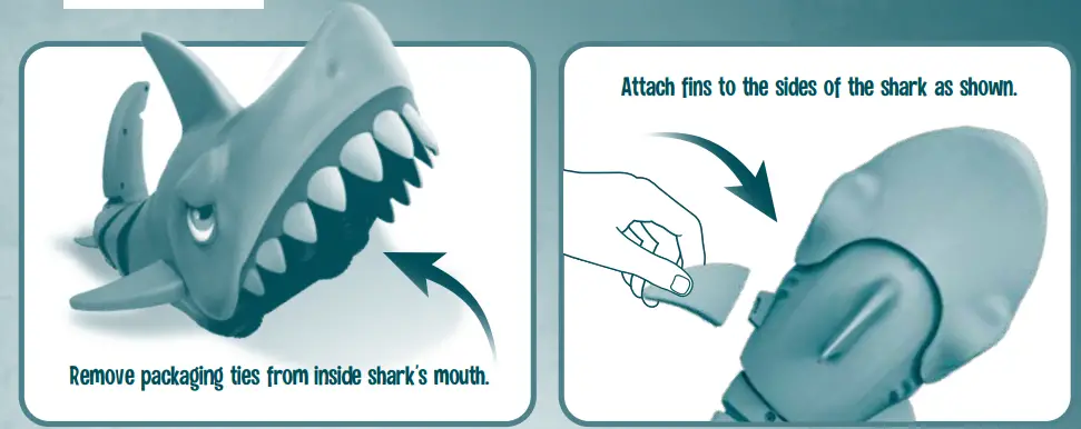 MEGA CHOMP R C Shark 1.5V AA LR06 fig 4