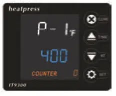 Innovation 3805N Tshirt Heat Transfer Printing Machine - CONTROL SETTING1