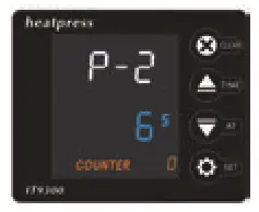 Innovation 3805N Tshirt Heat Transfer Printing Machine - CONTROL SETTING2