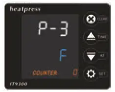 Innovation 3805N Tshirt Heat Transfer Printing Machine - CONTROL SETTING4