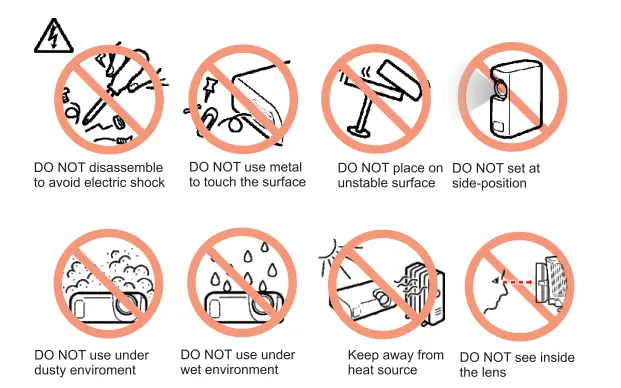 CAIWEI 4200 Lumen Wireless Android Projector-2