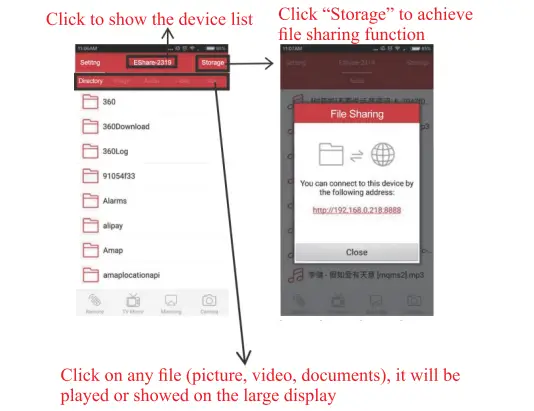 CAIWEI 4200 Lumen Wireless Android Projector-20