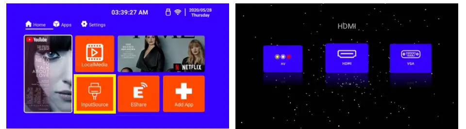 CAIWEI 4200 Lumen Wireless Android Projector-24