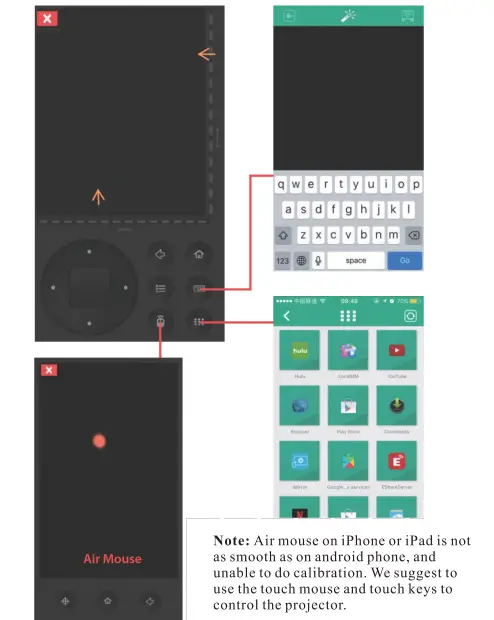 CAIWEI 4200 Lumen Wireless Android Projector-28