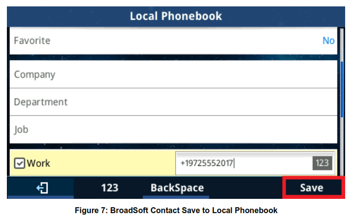 GRANDSTREAM GXP2130 BroadWorks Xsi Directories and Call Logs - fig 7