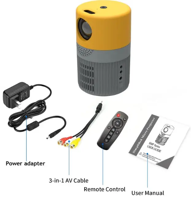 VIVICINE-YT400-Mini-Video-Projector-Fig-1