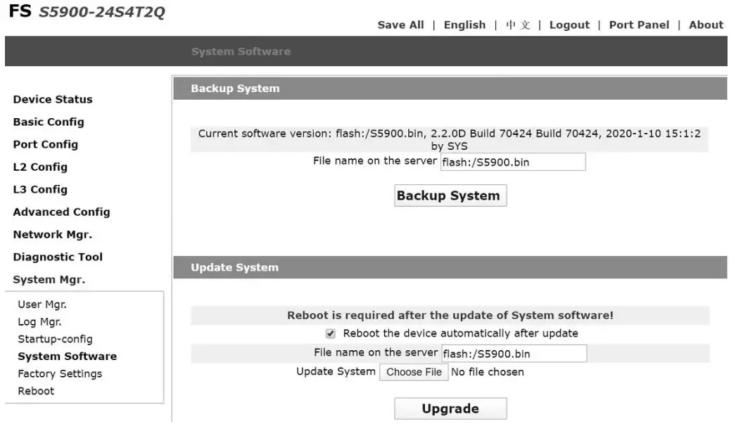 FS S5900-24S4T2Q Multi-Port Gigabit Ethernet Switch - Figure 3