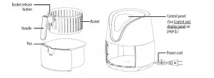 3.4Qt. Digital Control Air Fryer User Manual [NS-AF32DBK9]