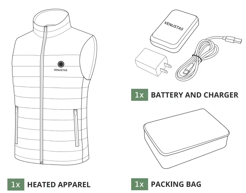VENUSTAS Heated Apparel fig 2