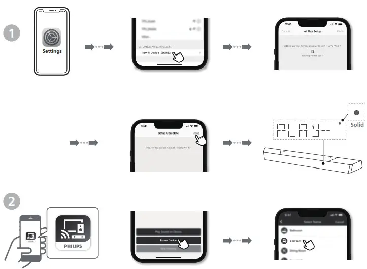 PHILIPS TAB8507 8000 Series Soundbar - 11