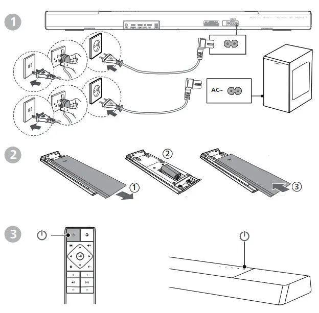 PHILIPS TAB8507 8000 Series Soundbar - 6