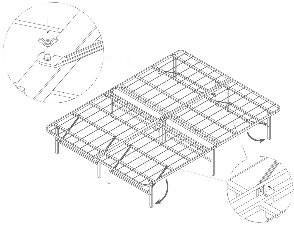 GLIDEAWAY SPS21B Mattresses Space Saver fig 1