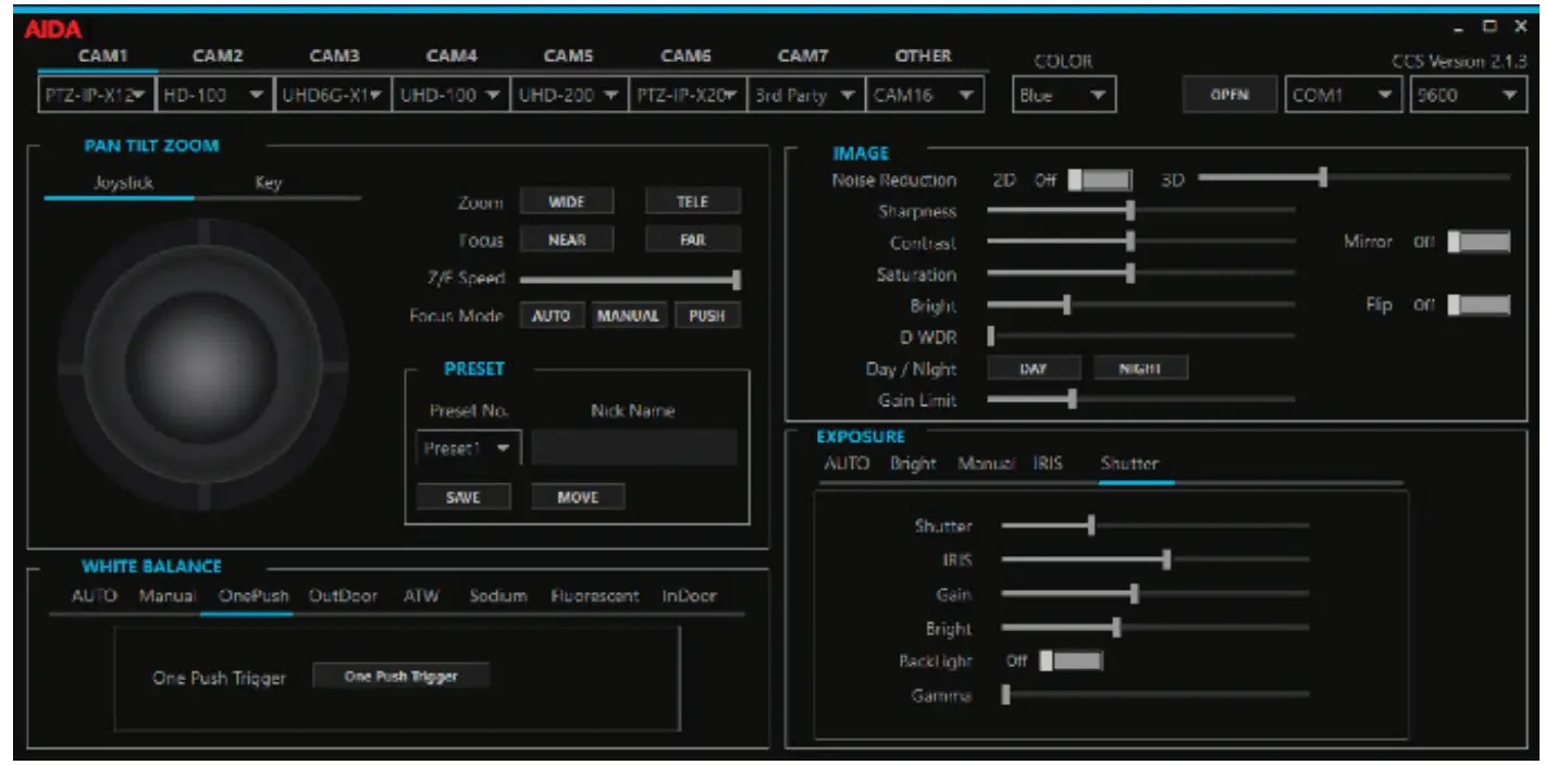 AIDA CSS-USB VISCA Camera Control Unit and Software - Figure 15