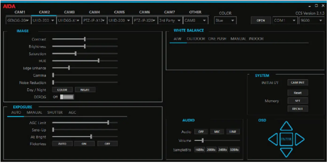 AIDA CSS-USB VISCA Camera Control Unit and Software - Figure 16