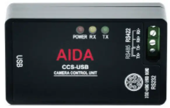 AIDA CSS-USB VISCA Camera Control Unit and Software