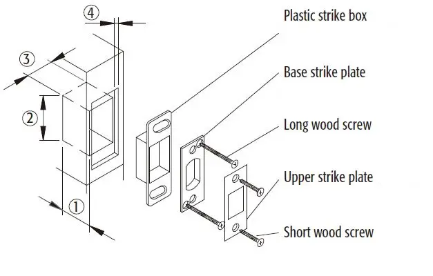 LAWRENCE HARDWARE D00-700P14 Premium Commercial Single Cylinder Deadbolt-5
