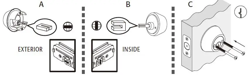 LAWRENCE HARDWARE D00-700P14 Premium Commercial Single Cylinder Deadbolt-9