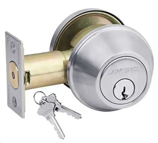 LAWRENCE HARDWARE D00-700P14 Premium Commercial Single Cylinder Deadbolt