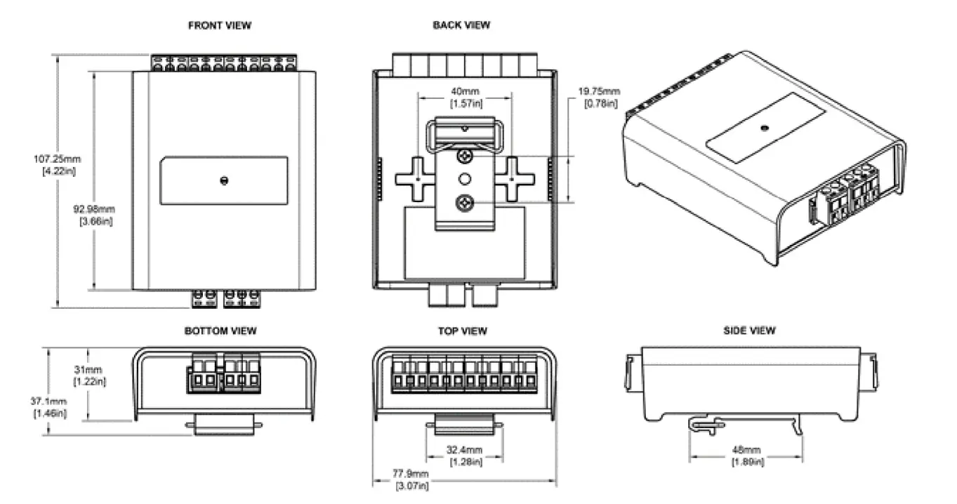 ENTTEC DIN RDS4 DMX RDM Splitter 1