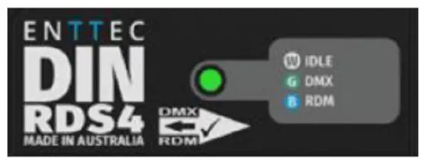 ENTTEC DIN RDS4 DMX RDM Splitter 4