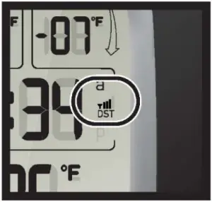 00612 Weather Thermometer - Wireless Reception - time
