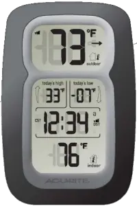 Acurite 00612 Weather Thermometer - A. Main Unit