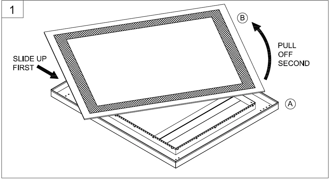 PROGRESS LIGHTING P300455 Rectangular Frameless Bathroom Vanity Mirror 3