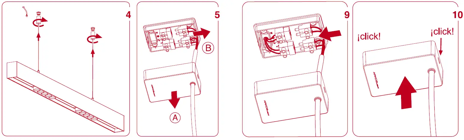 ARKOSLIGHT Black Foster Suspension 2