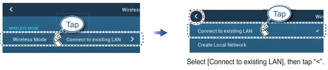 How to connect to an existing LAN