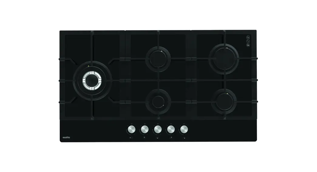 Esatto Ecgg905w 90cm Gas On Glass Cooktop User Guide