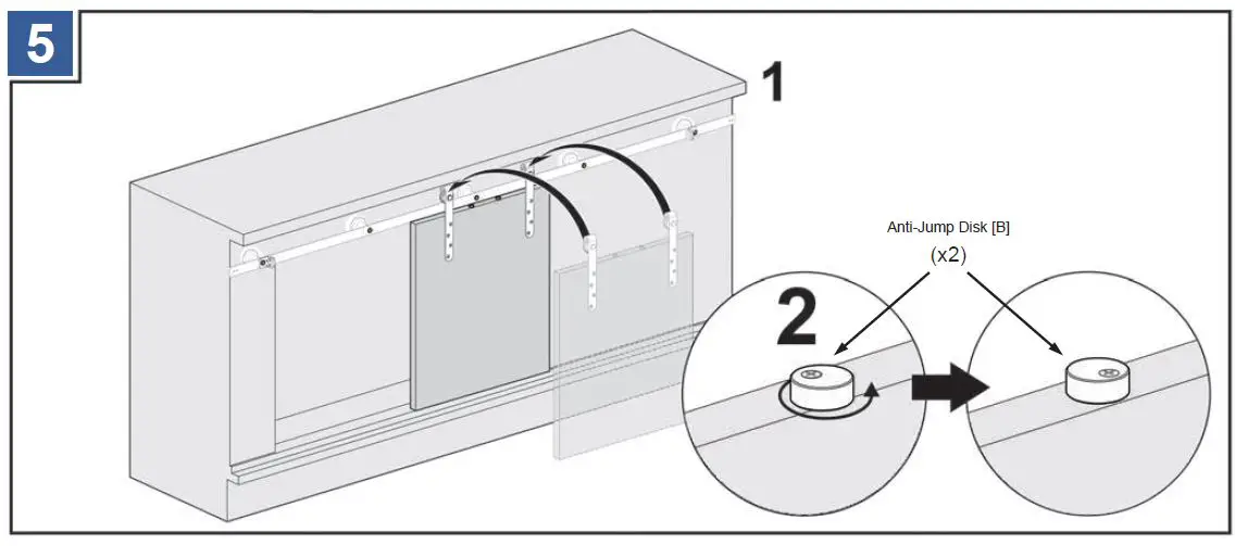 FURNITURE-FSDH-STRAPKIT-6-Super-Mini-Sliding-Barn-Door-Hardware-Kit-fig-12