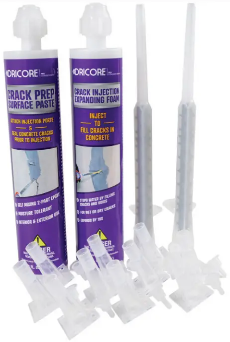 DRICORE Concrete Repair Crack Injection Kit