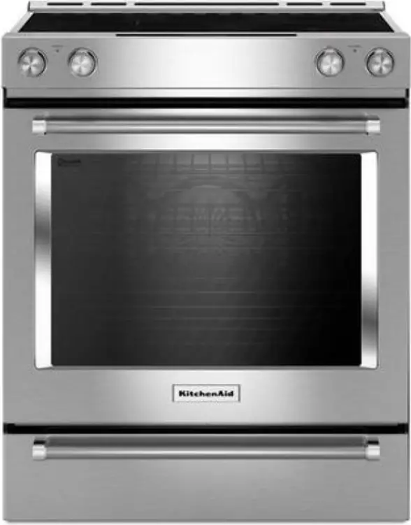 KitchenAid KSEB900ESS 30 Inch Convection Electric Slide In Range product