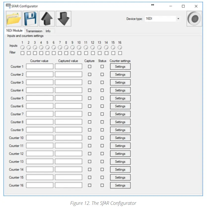 iSMA CONTROLLI SfAR-S-16DI 16 Digital Inputs Expansion Module 12